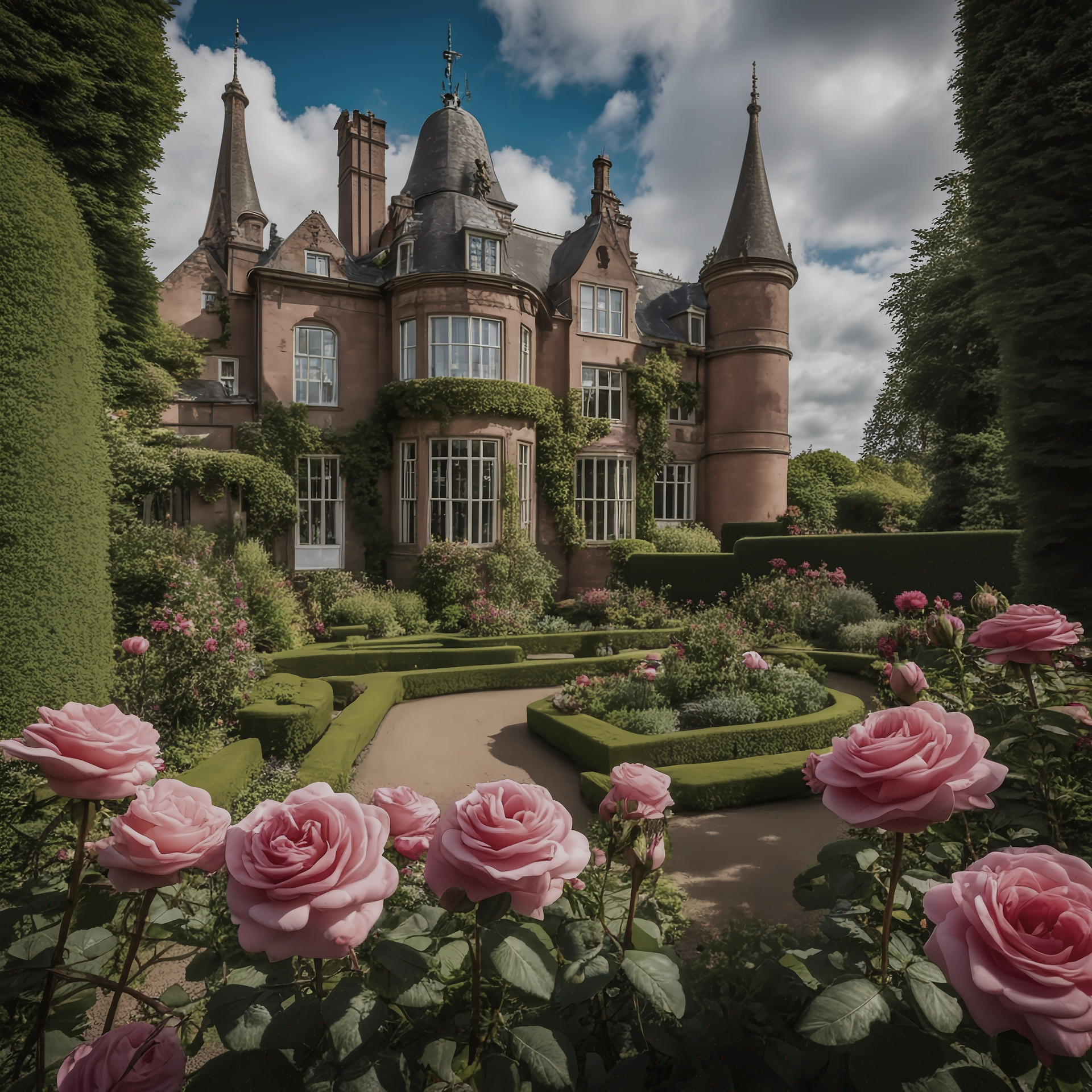Royalty free image of a villa by Pixabay contributer Tama66
